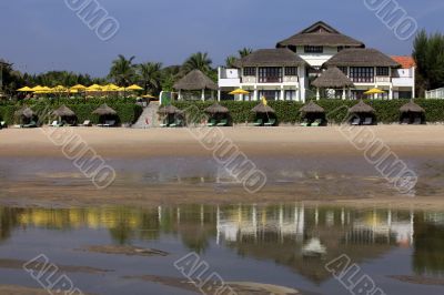 Hotel on a coast