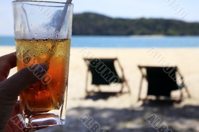 Cocktail on a beach