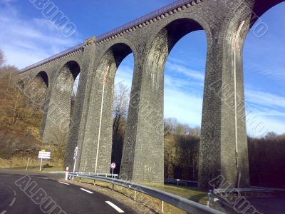 Railroad old bridge