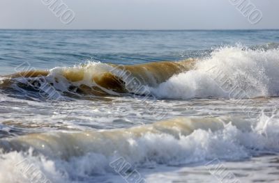 Wave crashing