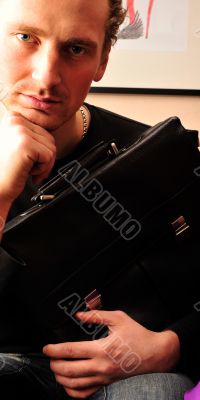 Portrait of young man