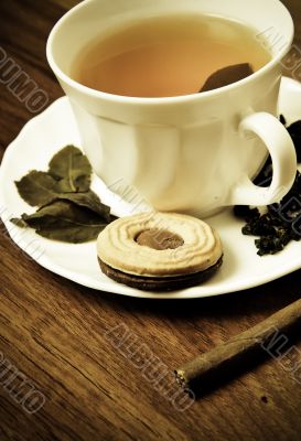 Traditional english luxury breakfast