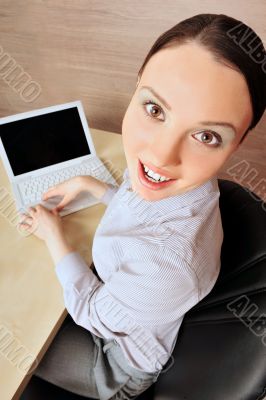 Portrait of a beautiful young businesswoman smiling at the camer