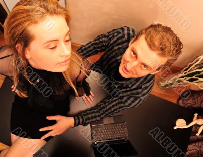 Business people in office