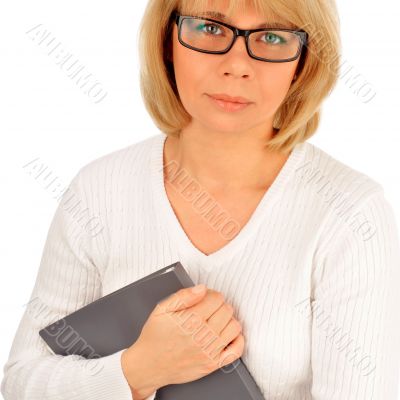 Portrait of a young attractive business woman