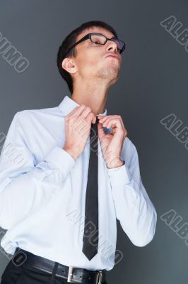 Portrait of a good looking Caucasian American business man again