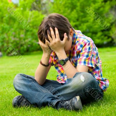 Photo of adorable young boy