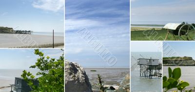 wild coast and fishing sheds