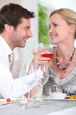 couple at table