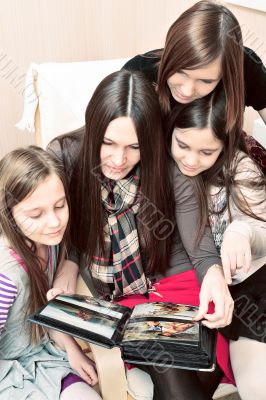 Portrait of happy family