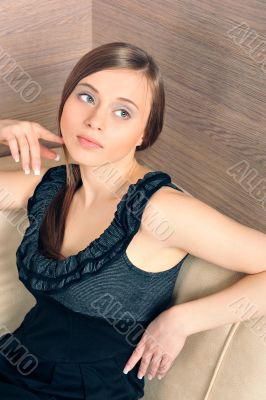 Young Women on couch