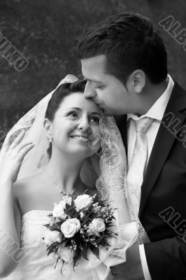 Newly-married couple