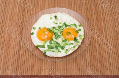 Fried eggs.