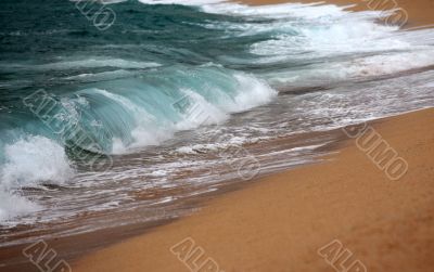 Wave crashing