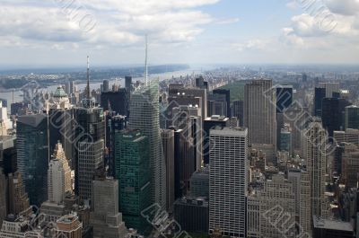 top view of the Manhatten