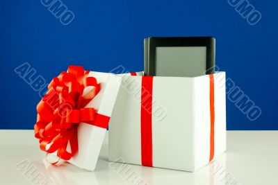 Electronic book reader in a box