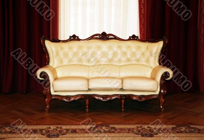 Beige sofa