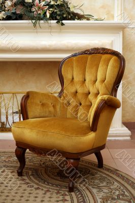 Velvet armchair 