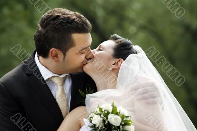 Newly-married couple