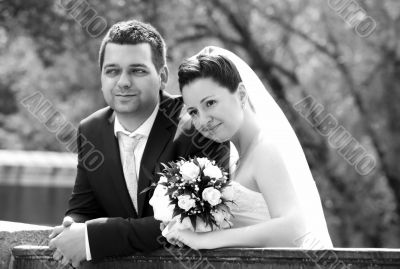 Newly-married couple