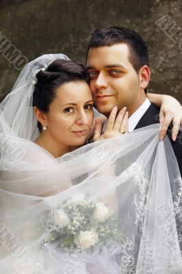 Newly-married couple