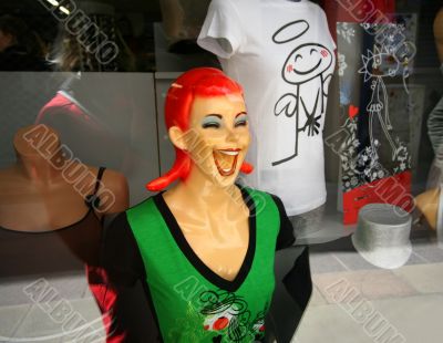 Mannequin woman