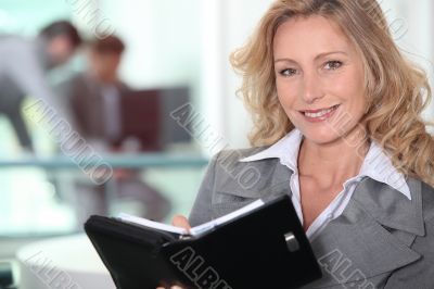 Mature businesswoman confident