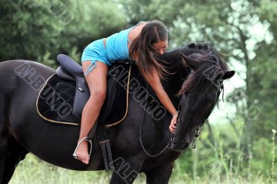 riding girl