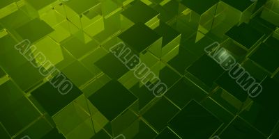 green cubes