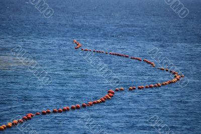  buoys at sea