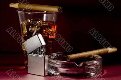 Cigar and Whiskey