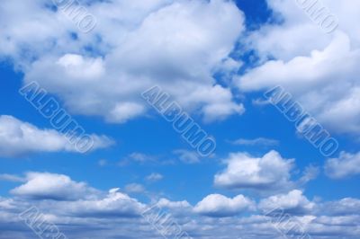 Clouds in a blue sky