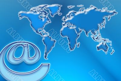 Web and World Map