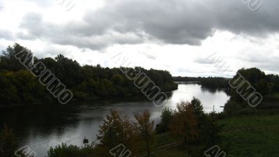 a beautiful landscape with river