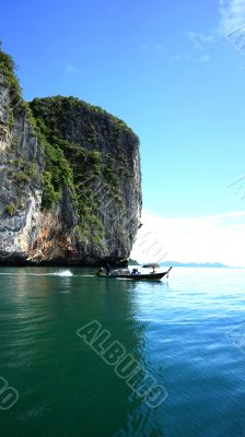 Longtail boat at Koh Mook