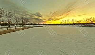 Wascana lake freezing