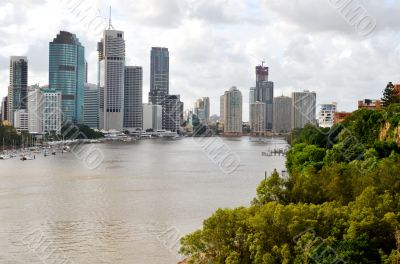 Brisbane River and Brisbane City