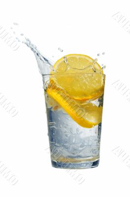 Lemon and water