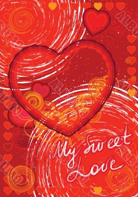 Valentine`s Day card