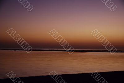 sunrise in the summer