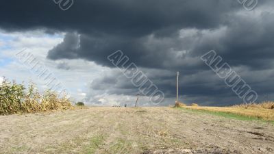 The dark clouds