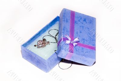 Violet gift box