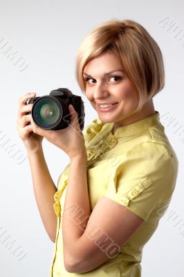 Girl-photographer