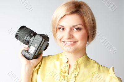 Girl-photographer