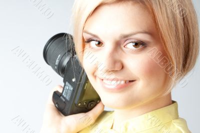 Girl-photographer