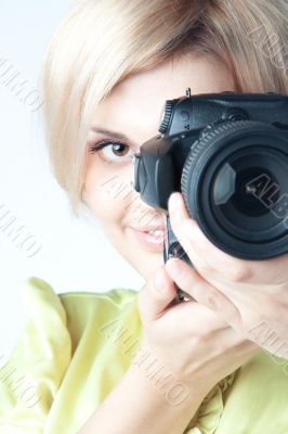 Girl-photographer