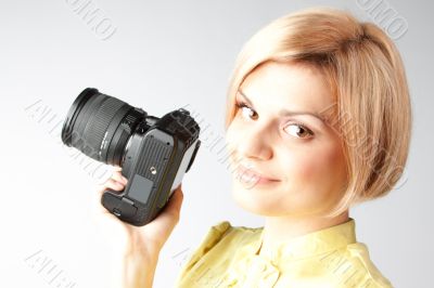 Girl-photographer