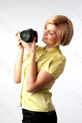 Girl-photographer