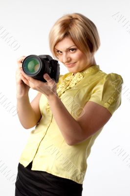 Girl-photographer