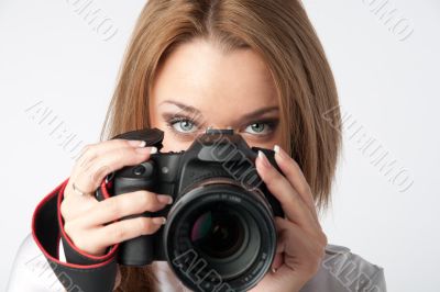Girl-photographer
